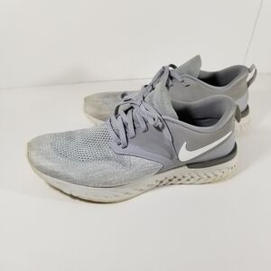 Nike Odyssey React 2 Flyknit Running Shoes Women's 10 Sneakers Wolf Grey